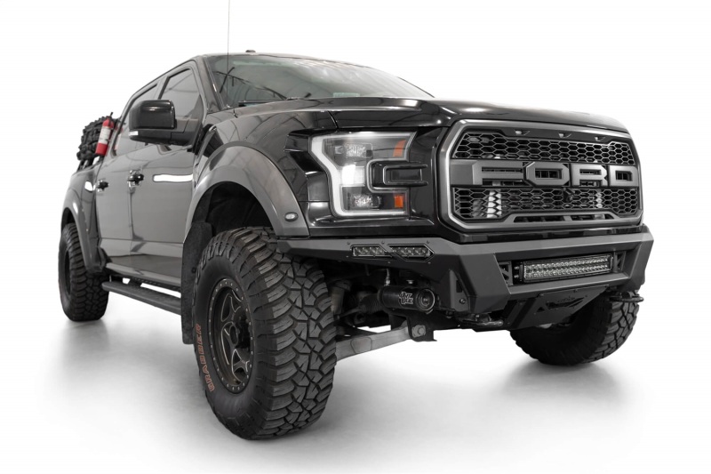 Ford F-150 Raptor Bumper - Front - Addictive Desert Designs - Phantom - Hammer Black Powder Coat - `17-`20